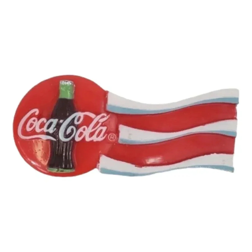 1997 Coke Banner Magnet Coca Cola 90s Vintage Collectible Magnet 47